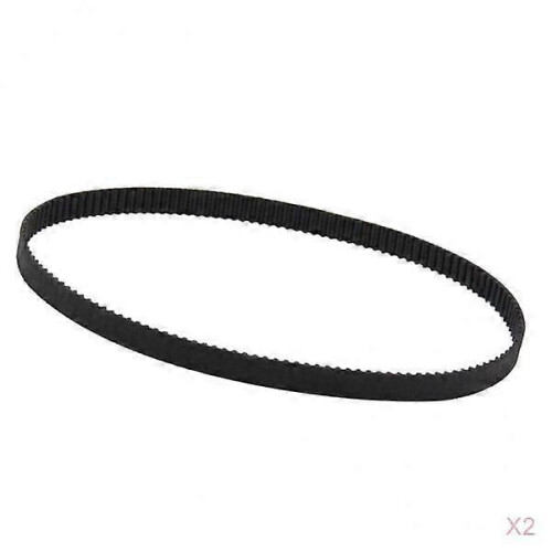 2Pcs 280mm 3D Printer GT2-6 Timing Belt 2mm Pitch, 6mm Width Closed Loop 1
