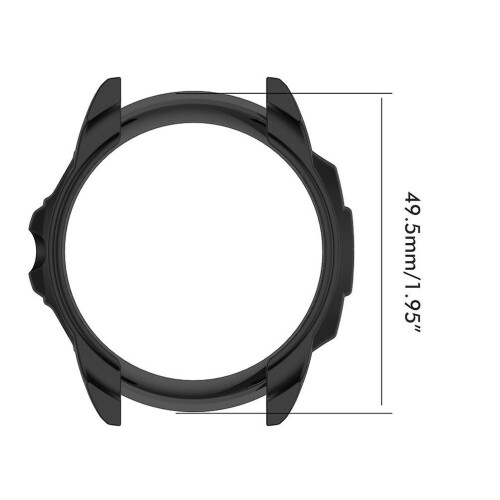 Capa Protetora em TPU Macio Compatível com Garmin Forerunner 255, Bumper Resistente a Choques para Relógio Inteligente 2