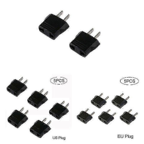 Lot de 5 adaptateurs de voyage 110 V vers 220 V 2