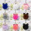 Merryso Fashion Τσάντα με Γούνα Κουνελιού από Γούνα και Μπάλα, Μπρελόκ γι 4