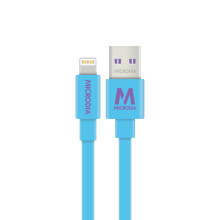 (Sky Blue) Fruitywire Candy MFi-Certified Lightning Cable (1.5M/5ft) | Durable Fast Charging &amp; Data Sync Cord for iPhone 14, 13, 12, Plus, iPad, iPod