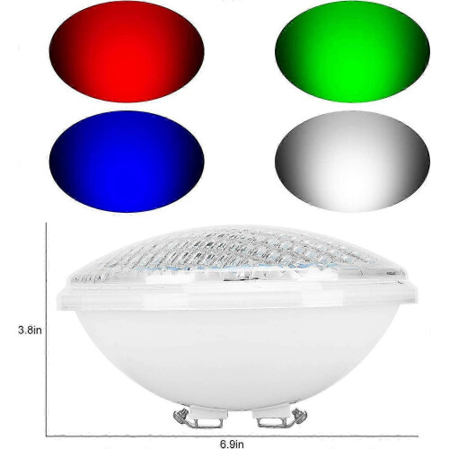 Φως πισίνας RGBW 45W PAR56, LED προβολέας πισίνας αδιάβροχος IP68, LED υποβρύχιο φ 1