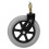 Wheelchair Caster Assembly Front Universal PU Hub Solid Spring Shock Absorber Wheel 10 X 2in Replacement Parts 3
