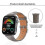 Συμβατό με Huawei Watch Fit 3, Γνήσιο Δερμάτινο Λουράκι με Λεπτό Μπρασελέ 3