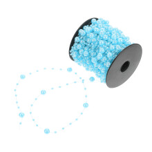 1Rol Blauwe Resin Kralenketting Voor Huisdecoratie