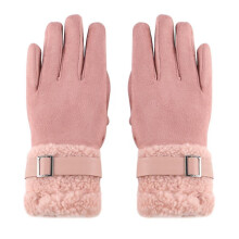 (Pink) Warme winterhandschoenen met touchscreen-functionaliteit en zachte voering voor smartphones en tablets.