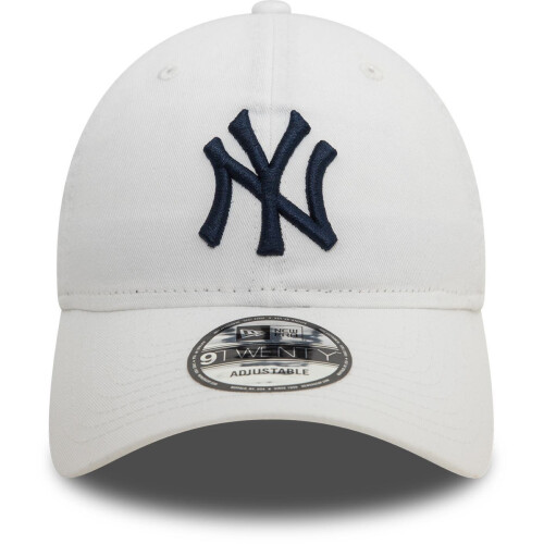 New Era New Era Mens 9TWENTY New York Yankees Baseball Cap - White 1