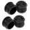 4 μαύρα βύσματα καγιάκ, τάπες, τάπες, ανταλλακτικά τρύπας αποστράγγι 2
