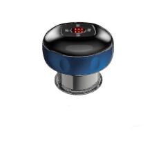(Blue) Elektryczny masażer bańkami akumulatorowymi, ładowany przez USB i przenośny, do rozluźniania mięśni