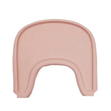 (Pink) Alfombrilla para trona compatible con sillas de comedor Stokke, de silicona antideslizante, duradera y fácil de limpiar.