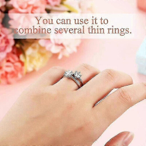 2set Ring Re-sizer 8 Sizes Transparent Re-sizer For Prevents Ring From Sliding Off 2