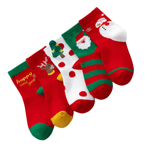 5Paren Kerst , Comfortabel En Katoen