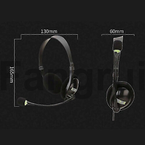 Auricular Com Fio Para Cabeça Com Microfone, Leve E Confortável Para Chamadas E Jogos 2