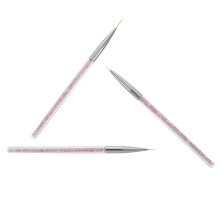 3St Nail Line Pens Nylon Paars Voor Professionele Manicure