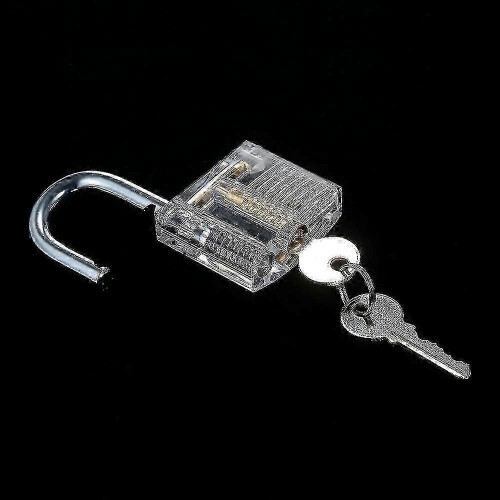Training Transparent Padlock Visible Padlocks Lock Picking Tool Practice Locksmith Tools Lockpicking 2