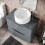 NES Home 800mm Grey Freestanding Vanity With Worktop and 420mm Round Basin 4