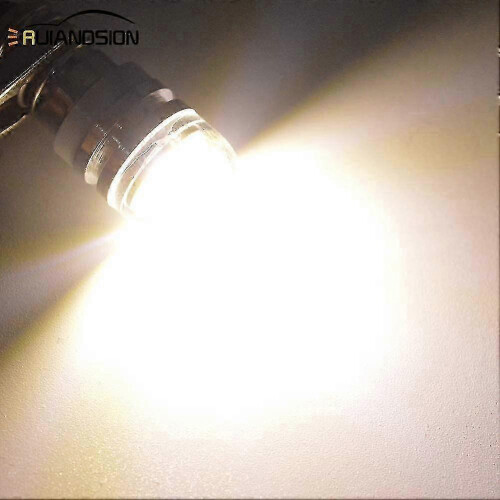 4pcs 12v e10 base socket led bulb cob 1.5w led upgrade light bulb replacement for headlights flashli 2