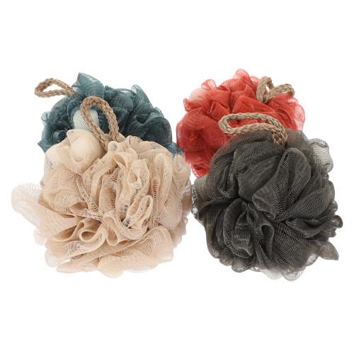 4St Badspons Lichaam Scrubber Douchehuis Badkamer Pe
