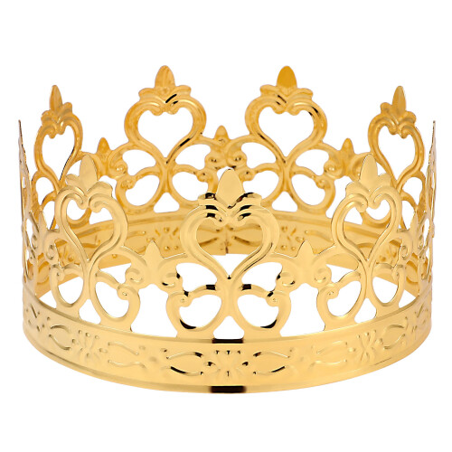 1X Kinderkroon Cake Decoration Accessoire Goud
