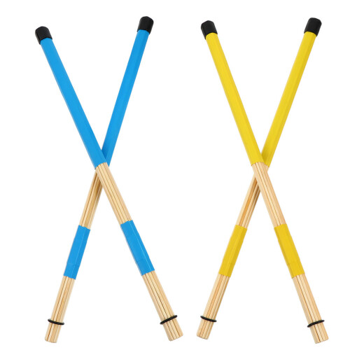 4St Professionele Drumstick Met Assortie Kleuren Voor Percussie