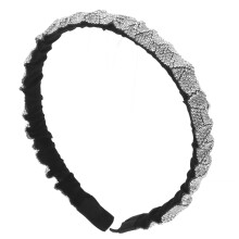 1St Zilveren Rhinestone Haarband Voor Dames Chic En Duurzaam