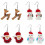 4Paren Kerst Oorbellen Dames Met Diverse Xmas Designs 1
