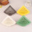 Cesto triangular magnético para lavatório com drenagem e secagem, sem perfuração, para limpeza da cozinha, 1 peça 5