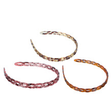 3St Hollow Oxford Resin Haarbanden Voor Diverse Haartypes