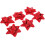 6St Rood Geschenkstrik Assortiment Polyester Voor Feestdecoratie 1