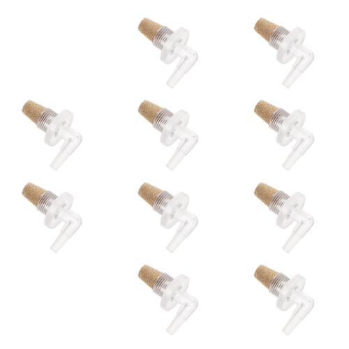 10St Aquarium Luchtbubbler Elbow Kleurige Bubbler Diffuser