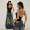 Women's Solid U-Neck Backless Camisole Top,Burgundy,M 2