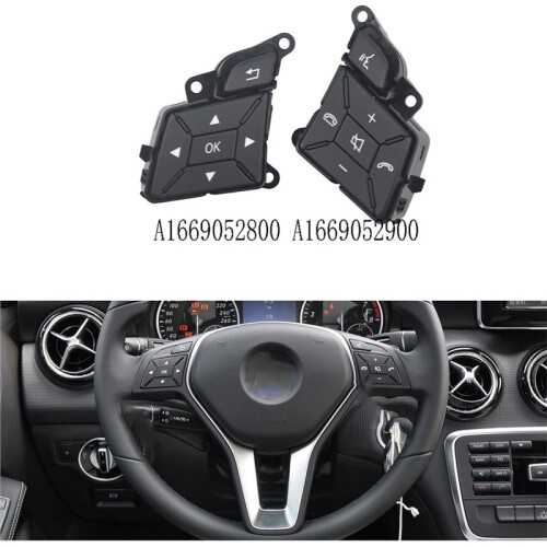 Steering Wheel Button Audio Volume Phone Control  for   E GL ML 2013-2015 A1669052800 A1669052900 1