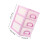 1X Roze Desktop Lade Organizer, Meerdere Opbergbak, Plastic 2