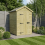 4 x 4 Apex Shed Tanalised (Single Door, No Windows) 1