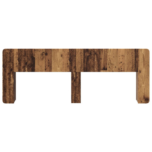 VidaXL vidaXL Headboard Cabinet with Storage Old Wood Engineered Wood 2