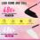 Single-clump segmented eyelashes with glue, 100 pieces per box, 12-20mm. 4