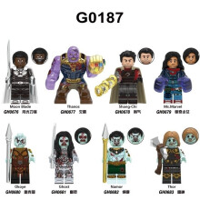 Marvel Lego Minifigures Super Hero Figures Thanos Avengers Toys Collectibles Thor