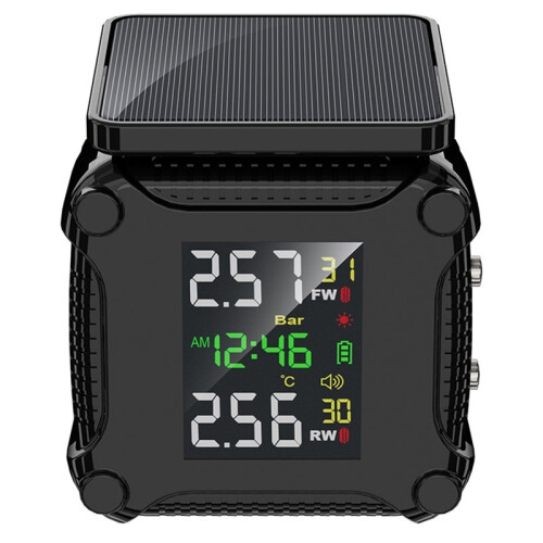 Monitoraggio Della Pressione Degli Pneumatici per Moto e Veicoli Elettrici, Display Digitale Wireless, TPMS Integrato