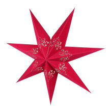 1St Unieke Rood Papieren Plafondlampenkap Voor Feestdecor