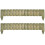 Wooden Edge Log Garden Lawn Border Edging Panel - Pack 2 1