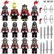 Lego Castle Knights Minifigures Figures Medieval Military Toys Models Collectibles
