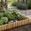 Wooden Edge Log Garden Lawn Border Edging Panel - Pack 12 2