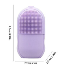(a-Green) (a-Purple) Silicone Ice Cube Trays Face Ice Mold Beauty Lifting Ice Rollers For Face Eye Massager Ice Cube Mold Facial Skin Care Tool