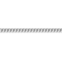 (26) Jewelco London Sterling Silver 4mm Gauge Curb Chain - ACN006B