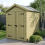 4 x 5 Apex Shed Tanalised (Double Door, No Windows) 1