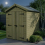 4 x 5 Apex Shed Tanalised (Double Door, No Windows) 3