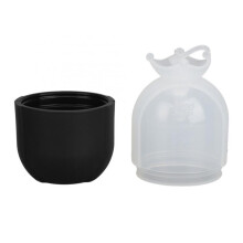 Ice Face Roller Silicone Black for Skin Lifting & Pore Refining