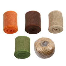 1Set Bruiloftlinten in Diverse Kleuren Met Jute Decoratie Voor Cadeaus