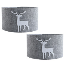 2St Kerstboomkleed Met Christmas Design, Wasbaar En Herbruikbaar