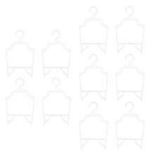 10St Dog Clothes Hangers Wit PP Dierenkleding Organisatie